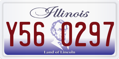 IL license plate Y560297