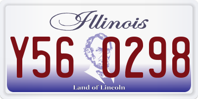 IL license plate Y560298
