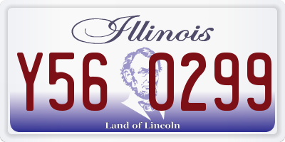 IL license plate Y560299