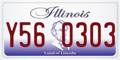 IL license plate Y560303