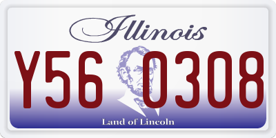 IL license plate Y560308