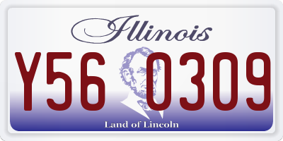 IL license plate Y560309
