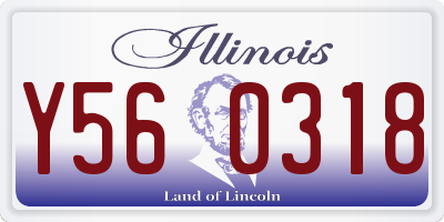 IL license plate Y560318