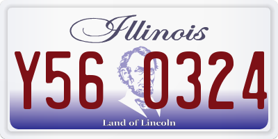 IL license plate Y560324