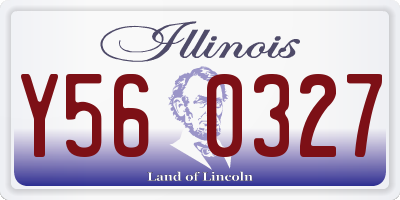 IL license plate Y560327
