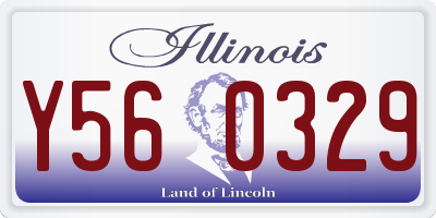 IL license plate Y560329