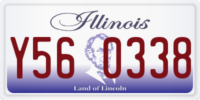 IL license plate Y560338