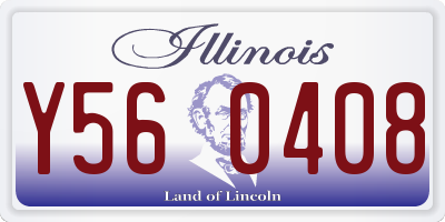 IL license plate Y560408