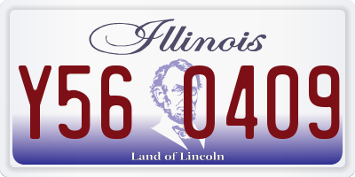 IL license plate Y560409