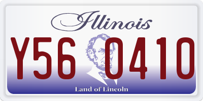 IL license plate Y560410