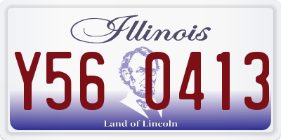 IL license plate Y560413