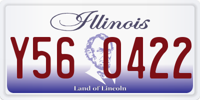 IL license plate Y560422