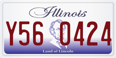 IL license plate Y560424