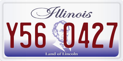 IL license plate Y560427