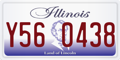 IL license plate Y560438