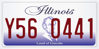 IL license plate Y560441