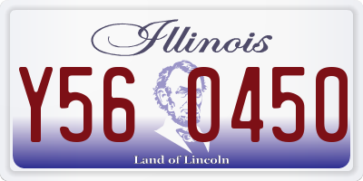IL license plate Y560450