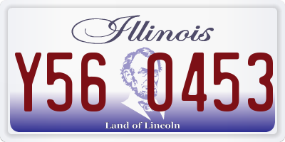 IL license plate Y560453