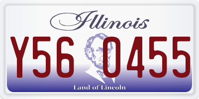 IL license plate Y560455