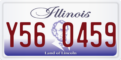 IL license plate Y560459