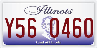 IL license plate Y560460
