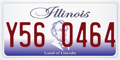 IL license plate Y560464