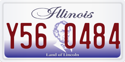 IL license plate Y560484
