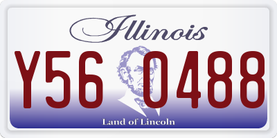 IL license plate Y560488