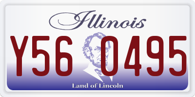 IL license plate Y560495
