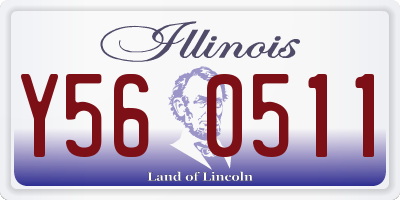IL license plate Y560511