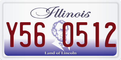 IL license plate Y560512