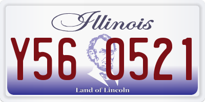 IL license plate Y560521