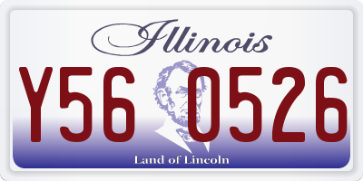 IL license plate Y560526