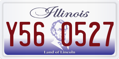 IL license plate Y560527