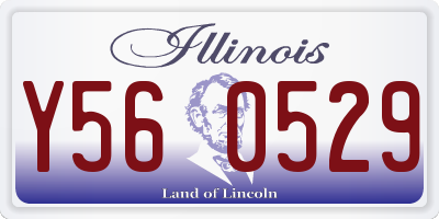 IL license plate Y560529