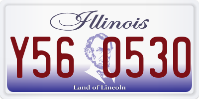 IL license plate Y560530