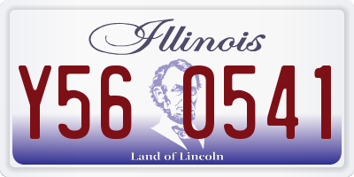 IL license plate Y560541