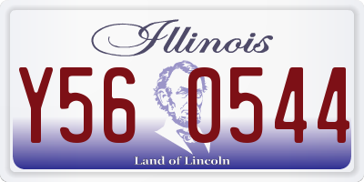 IL license plate Y560544
