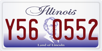 IL license plate Y560552