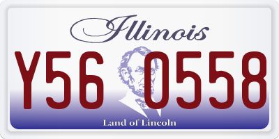IL license plate Y560558