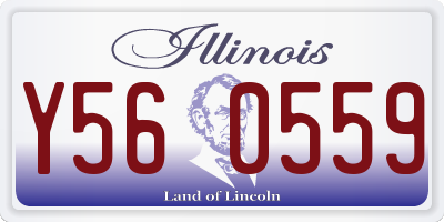 IL license plate Y560559