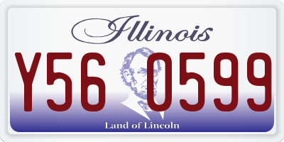 IL license plate Y560599