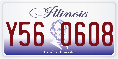 IL license plate Y560608