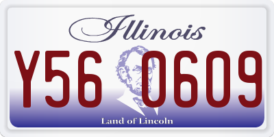 IL license plate Y560609