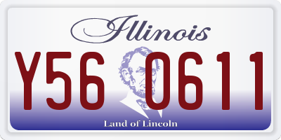 IL license plate Y560611