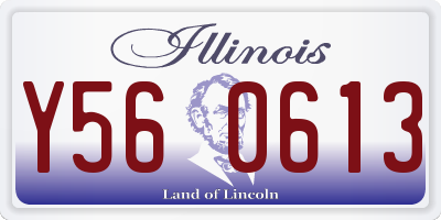 IL license plate Y560613