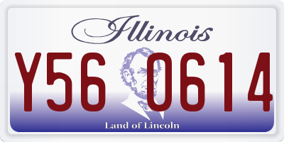 IL license plate Y560614
