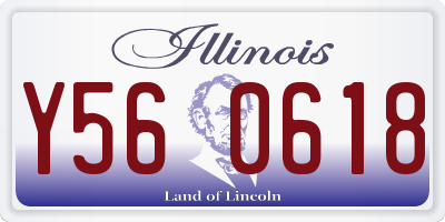 IL license plate Y560618