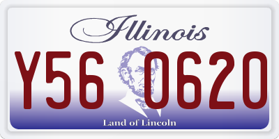 IL license plate Y560620