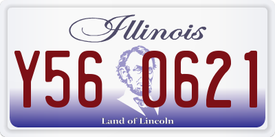 IL license plate Y560621